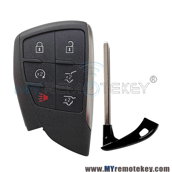 Smart Key shell 6 button for 2021 GMC Yukon Chevrolet Tahoe Suburban FCC YG0G21TB2