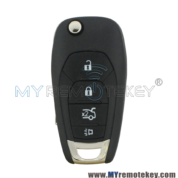 Flip remote key shell 4 button HU100 blade for Chevrolet Cruze Aveo 2014-2017