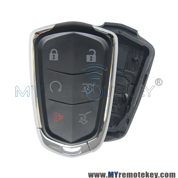 Smart key case shell 6 button for Cadillac Escalade 2015 2016 HYQ2EB