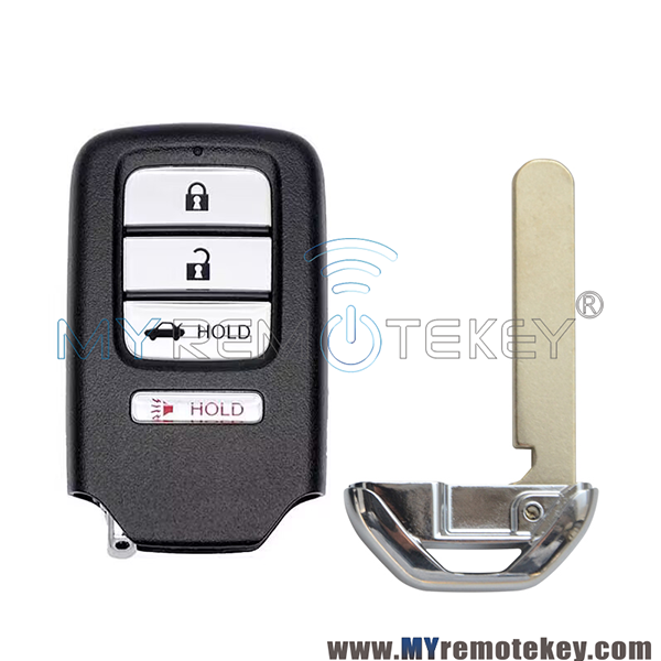 CWTWB1G0090 Smart key 433mhz 4Achip 3 button with panic for Honda Accord Sport 2018-2021 72147-TVA-A11