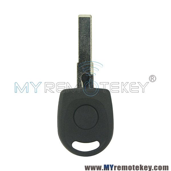 Transponder key blank no chip HU66 round head for VW