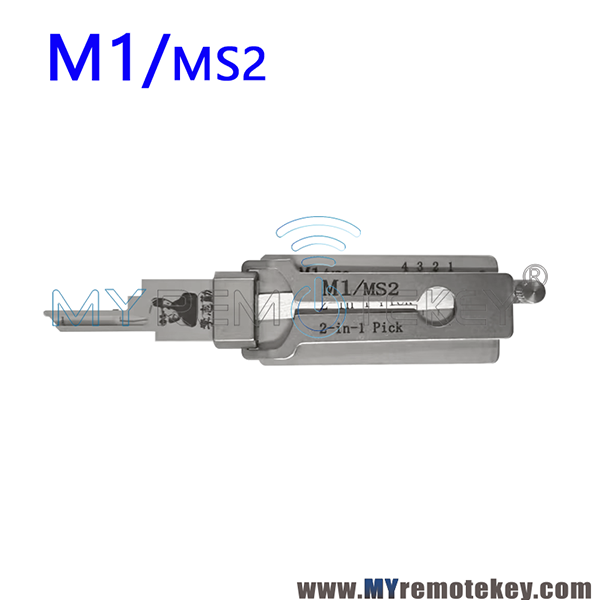 Lishi 2-in-1 Pick and Decoder M1 / MS2 Master Padlocks Residential tool