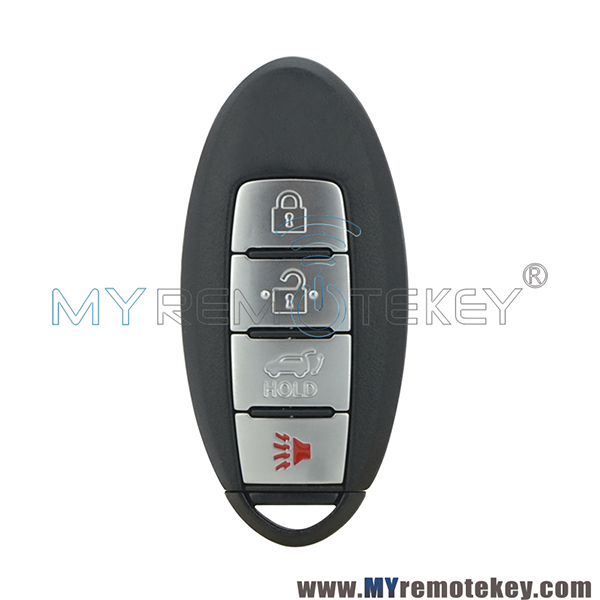 S180144006 2013-2015 Nissan Pathfinder 3+1 Button FSK 433.92 MHz Smart Key  PCF7953X  HITAG 3 / 47 CHIP  S180144006  NSN14