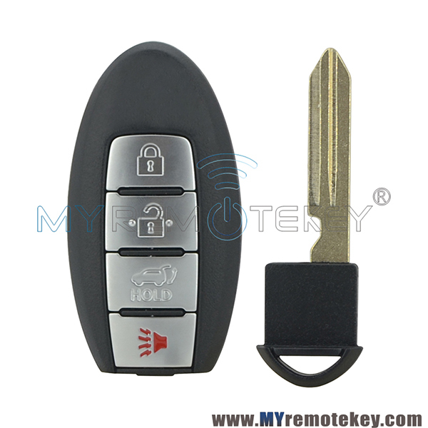 FCC ID: KR5TXN1  PN: 285E3-6RR3A  S180144506  2021 Nissan X-Trail  3+1 Button FSK433.92 MHz Keyless-Go Smart Key (SUV)  NCF29A1M  HITAG AES  4A CHIP  