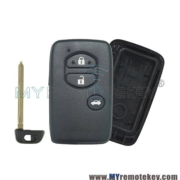 Smart key shell case 3 button for Toyota Camry Avensis