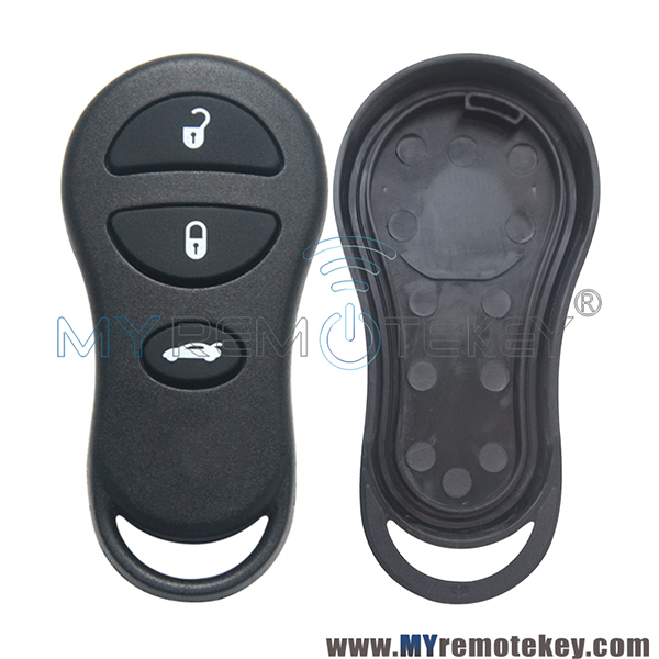 GQ43VT18T Remote key shell  fob 3 button for Chrysler Town &amp; Country Dodge Caravan 2001 2002 2003