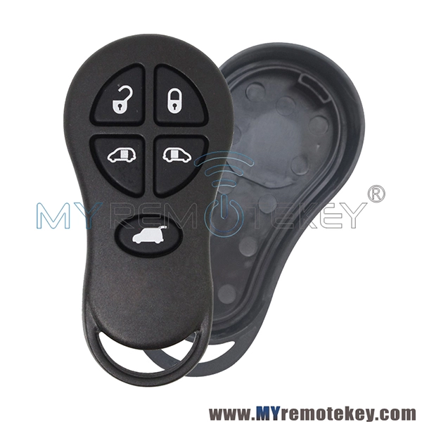 GQ43VT18T Remote key shell  fob 5 button for Chrysler Town &amp; Country Dodge Caravan 2001 2002 2003