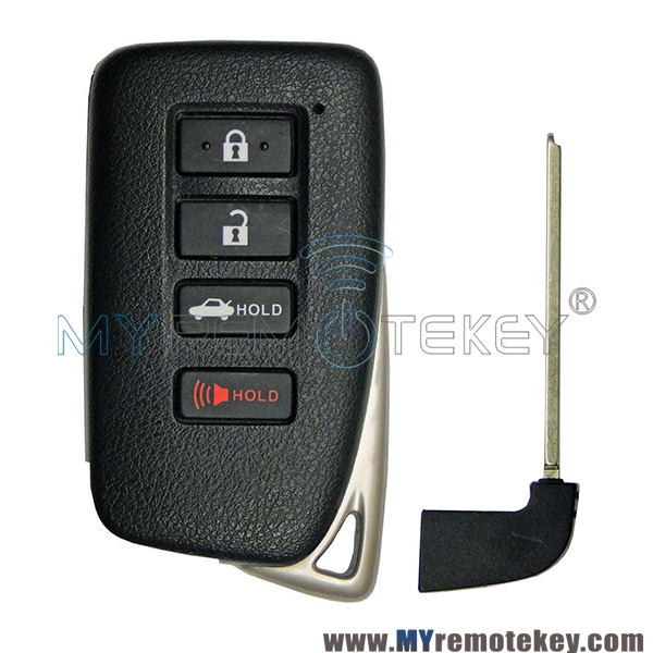 Smart key shell 4 button for Lexus ES350 GS350 GS450h 2013 2014 HYQ14FBA 2013-2018