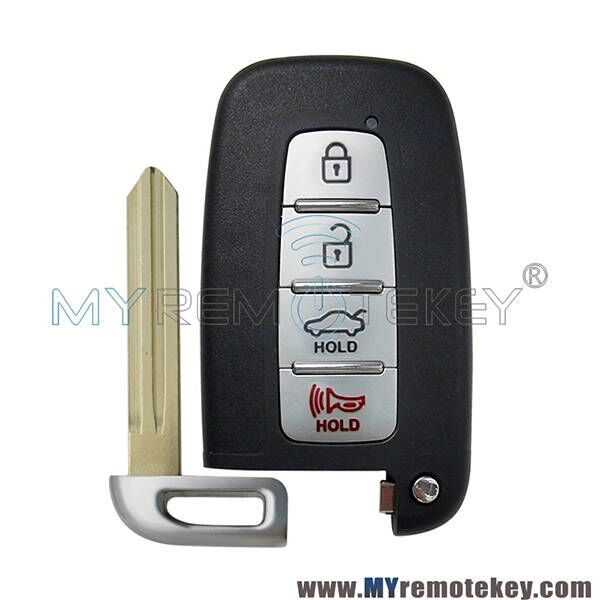 FCC SY5HMFNA04  Smart key shell case 4 button for 2009-2014 Hyundai Kia