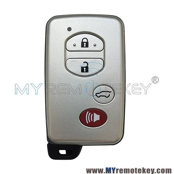 2010-2016 for Toyota Venza Smart key shell  FCC HYQ14ACX  4 button P/N 89904-0T020
