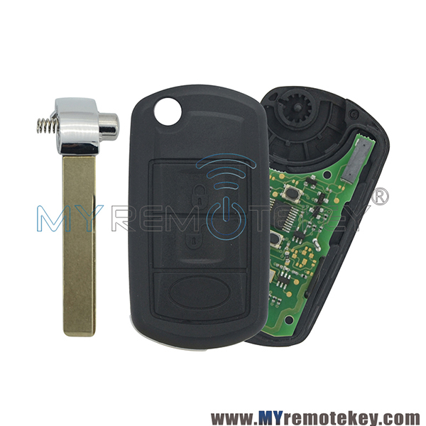 FCC LX8 FZV Flip key 3 button HU92 315mhz/434mhz ID44 chip pcf7935 for Landrover DISCOVERY LR3 Rangerover 2002-2008