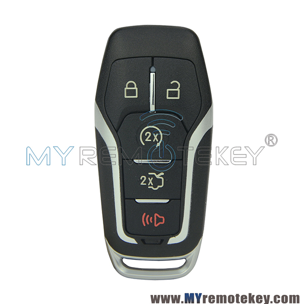 FCC M3N-A2C31243600 smart key 5 button 868mhz ID49 chip for 2013-2017 Ford Fusion Explorer Edge