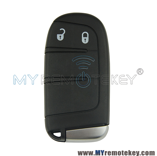 FCC M3N-40821302 Smart key 2 button 434mhz 4A chip for Jeep Renegade 2015-2021