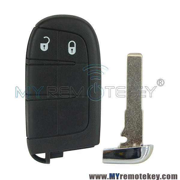 FCC M3N-40821302 Smart key 2 button 434mhz 4A chip for Jeep Renegade 2015-2021