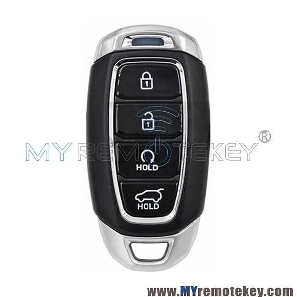 PN 95440-S8200 Smart Key Remote 4 Button 433 MHz HITAG 3 Chip For Hyundai Palisade 2019-2020 FCC ID:FOB-4F19