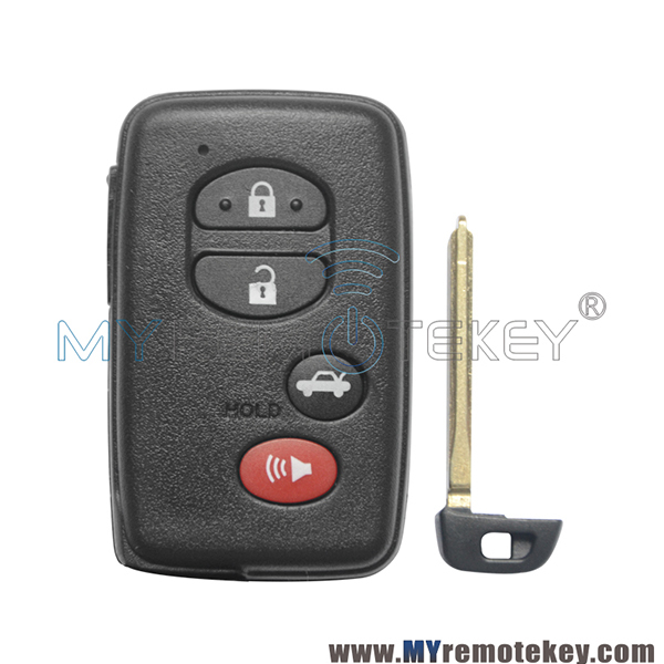2007-2014 for  Toyota Avalon Camry Corolla FCC HYQ14AEM Smart key 314.3MHZ 4 button P/N 89904-06131 (GNE board 271451-6601)