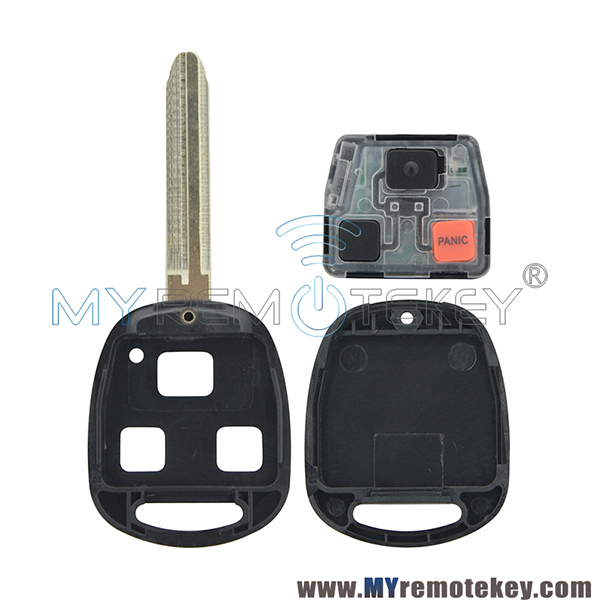 FCC ID HYQ1512V / P/N 89070-60750 4d67 chip /Remote car key 3 button TOY43 315mhz for Toyota Land Cruiser P/N 89070-60090 4C / 4D67 CHIP