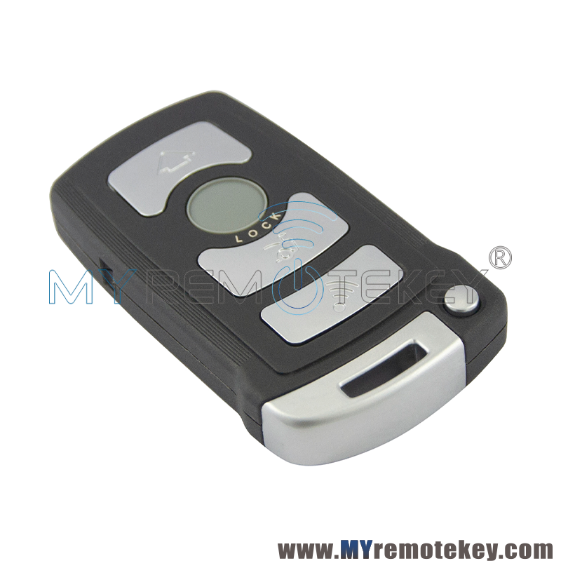 Smart key for BMW 7 series LX8766S 4 button ID46-Hitag2-PCF7953 chip 2001-2008 Year CAS1 315mhz /  434mhz / 868mhz / 315lp mhz