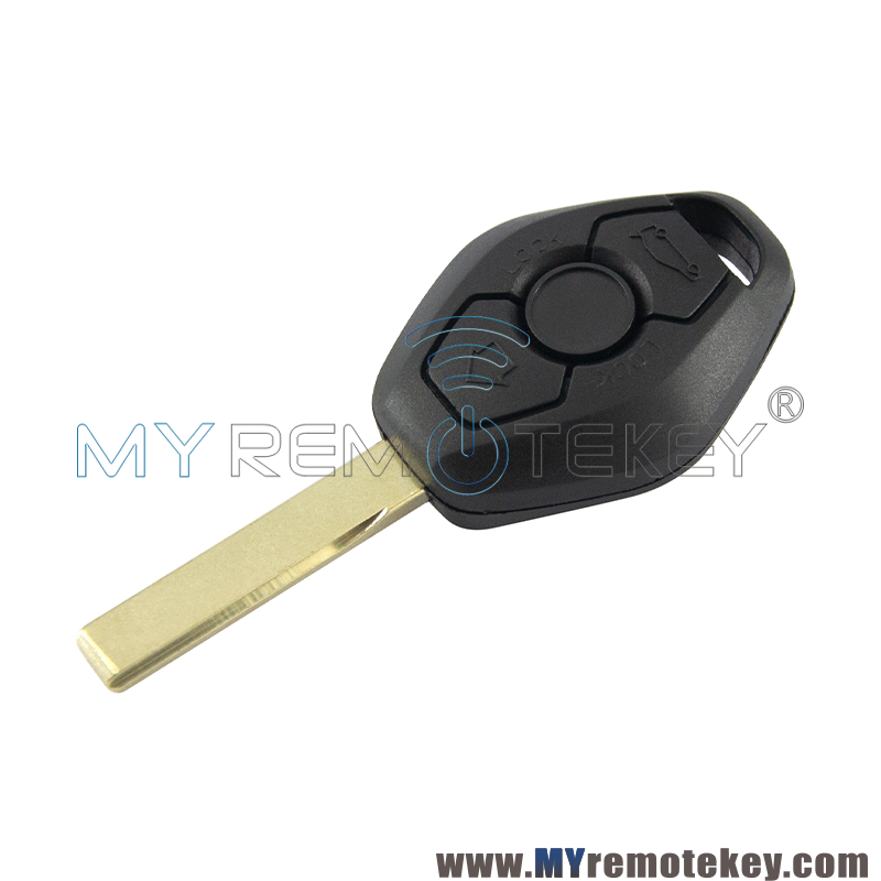 Remote key 3 button for BMW 3 5 series X3 X5 Z4 EWS system HU92 ID44 CHIP PCF7935