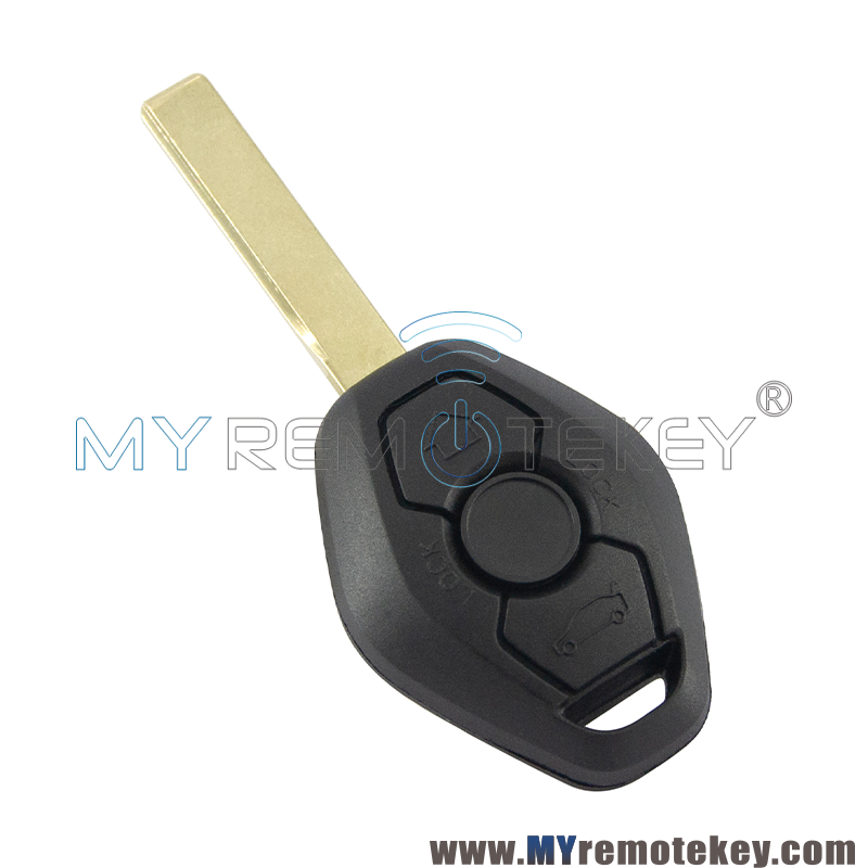 Remote car key case shell 3 button for BMW 3 5 series X3 X5 Z4 HU92