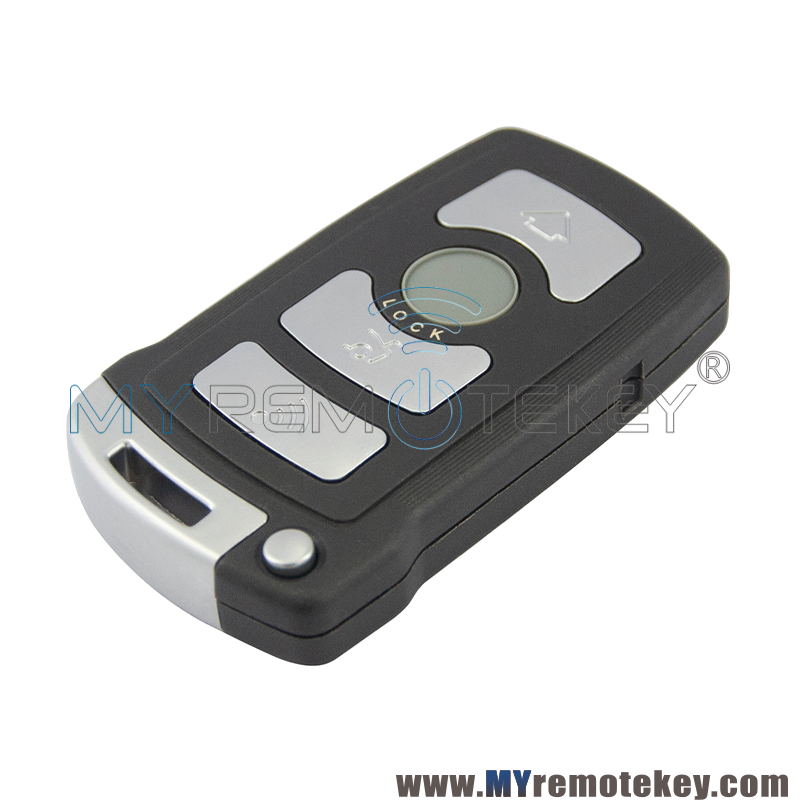 Smart key for BMW 7 series LX8766S 4 button ID46-Hitag2-PCF7953 chip 2001-2008 Year CAS1 315mhz /  434mhz / 868mhz / 315lp mhz