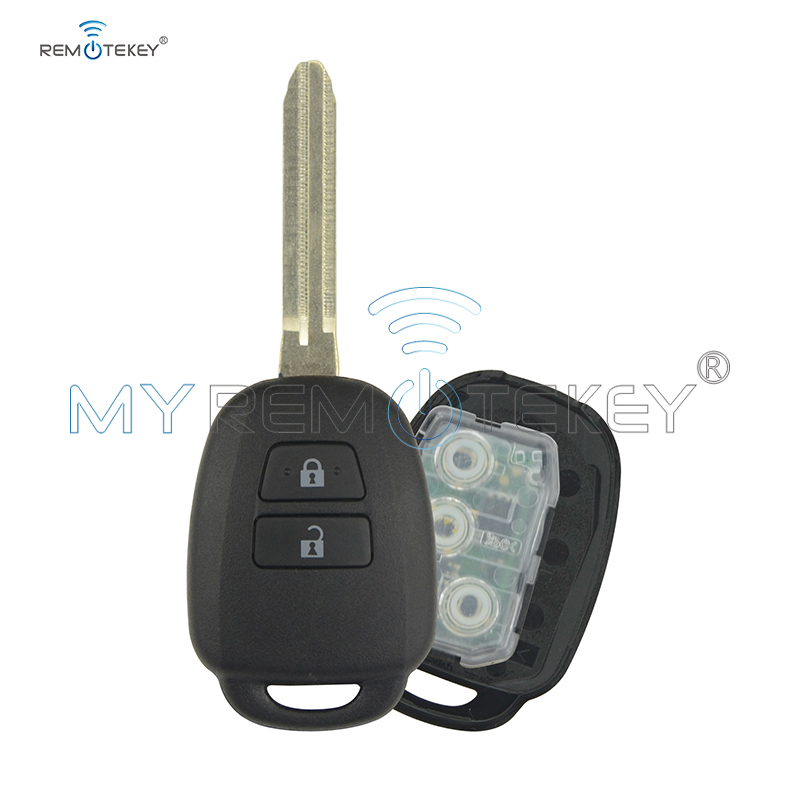DENSO HYQ12BDM/HYQ12BEL Remote key 314.4Mhz 2 button G chip/ Aftermarket H chip/ No chip for Toyota 2014 2015