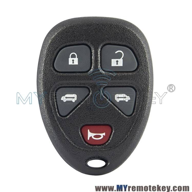 KOBGT04A Remote fob 5 button 315 MHz for Chevrolet Uplander Pontiac Montana PN: 15100813