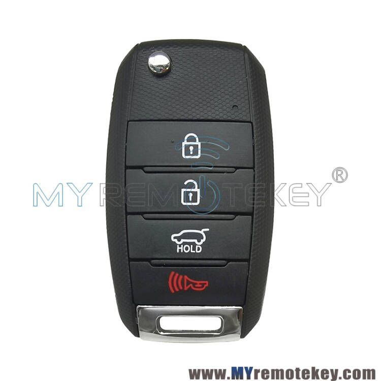 PN: 95430-C5100 Flip remote key 4 button 433Mhz for 2015-2020 Kia Sorento / FCC OSLOKA-910T