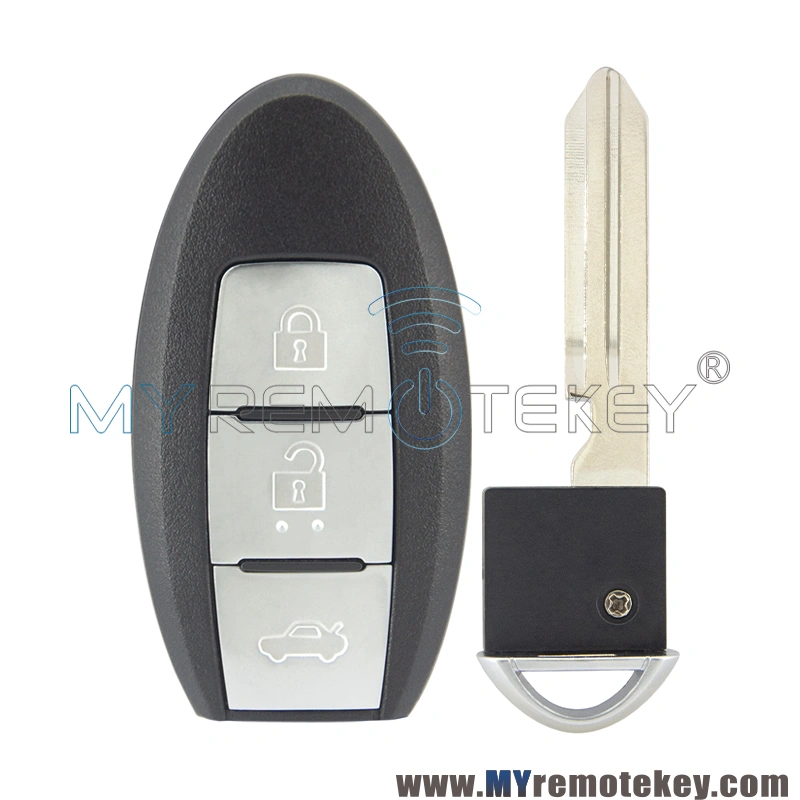 Smart car key shell case 3 button for Nissan Teana