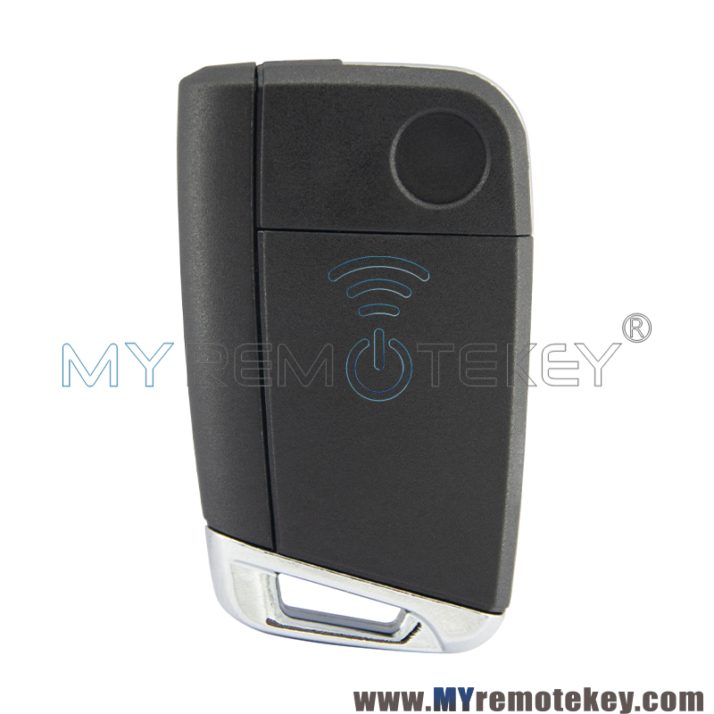 PN 5G0 959 752 BE / FCC NBGFS12P01 Keyless Flip key 4 Button 315MHz MQB 48 Chip HU66 Blade For 2015-2019 VW Volkswagen Golf GTI