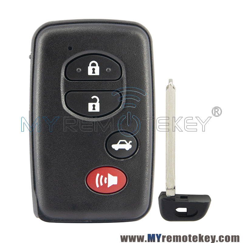 HYQ14AAB Smart key shell case for Toyota Camry Corolla Avalon 2009-2012 4 button