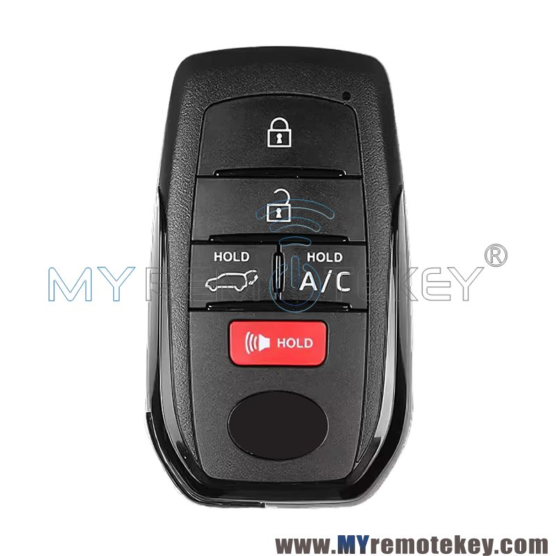 FCC HYQ14FBX Smart Key shell 5 Button A/C for 2023 Toyota bZ4X PN 8990H-42520