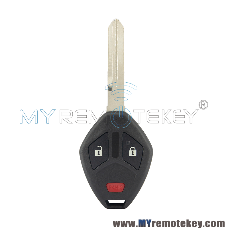 Remote key shell 2 button with panic MIT6 blade OUCG8D-620M-A for Mitsubishi endeavor 2006