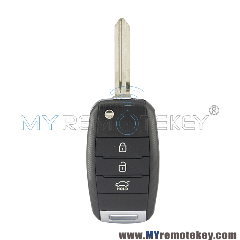 Flip key shell case 3 button KHY37 HYN14R for Kia Soul Sportage