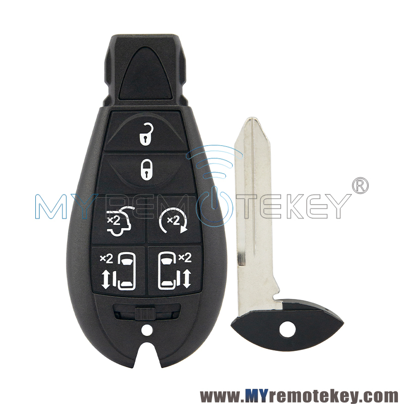 #10 Fobik key remote Europe Model 68066859AD 6 button 434Mhz ASK HITAG2 ID46 PCF7941 for Chrysler Voyager Jeep Cherokee Dodge Caliber Journey Grand