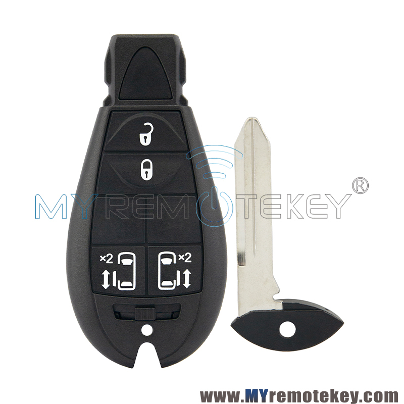 #8 Fobik key remote Europe Model 68066859AD 4 button 434Mhz ASK HITAG2 ID46 PCF7941 for Chrysler Voyager Jeep Cherokee Dodge Caliber Journey Grand