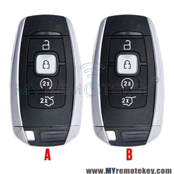 P/N HP5T-15K601-CE  Smart Key shell 4 Button For 2017-2021 Lincoln MKC MKZ MKX A2C94078602