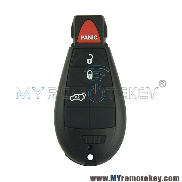 FCC GQ4-53T fobik key remote 4 button 4A chip 433MHz for 2014-2019 Jeep Cherokee