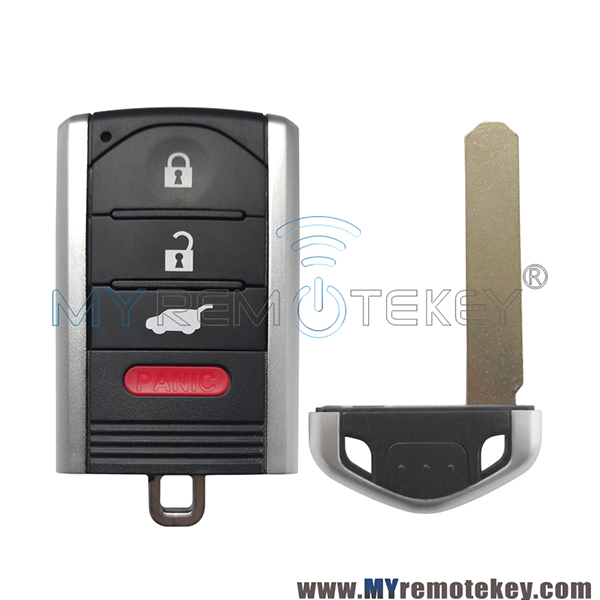 FCC M3N5WY8145 Smart key 4 button 313.8mhz ID46 chip for 2010-2013 Acura ZDX P/N 72147-SZN-A71 72147-SZN-A81