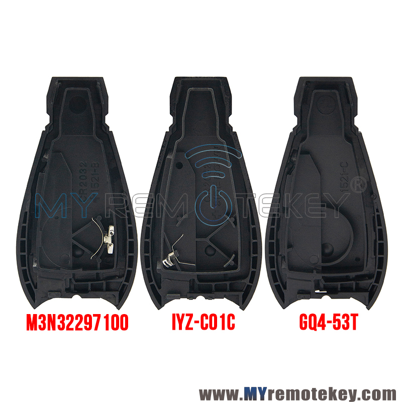 #3 Fobik key shell case M3N32297100 for Dodge Dart 2012 2013 2014 2015 2016