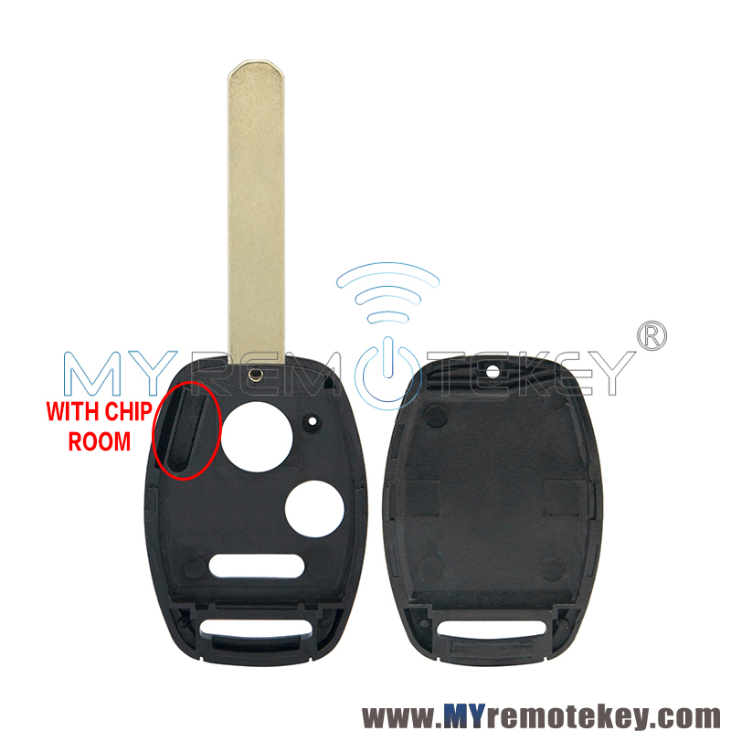 (with chip room) Remote key shell 2 button with panic for Honda Accord