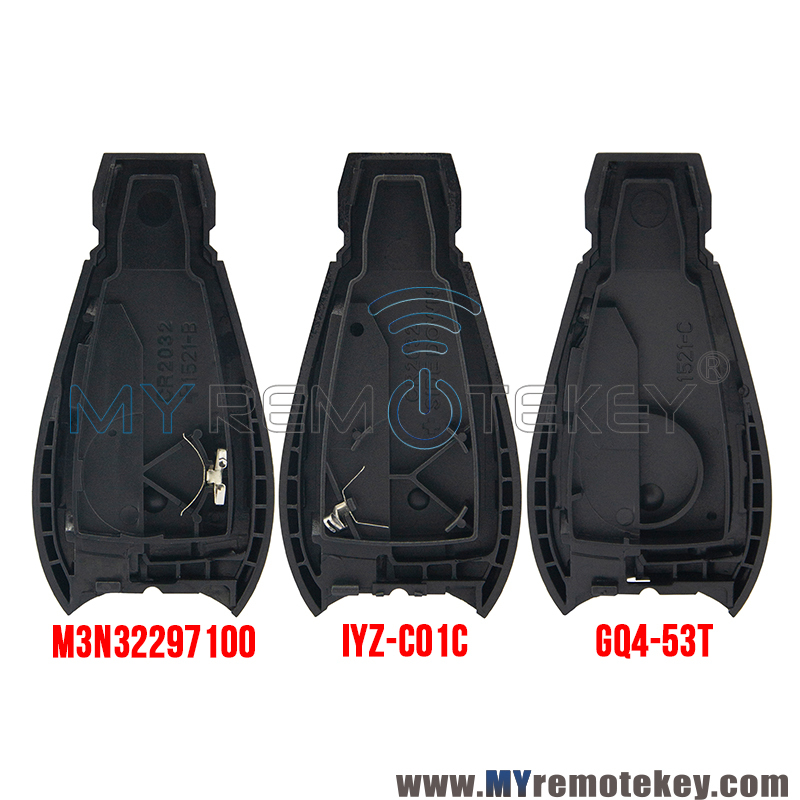 #2 Fobik key shell case M3N32297100 for Dodge Dart 2012 2013 2014 2015 2016