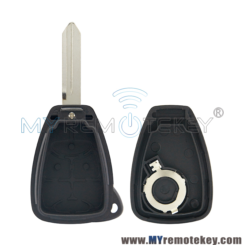 04589199AC Remote head key shell case for Chrysler Voyager 300C Sebring Dodge JCUV Caliber Nitro Jeep Compass 