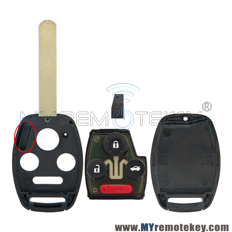 CWTWBIU545 remote key 4 button 433.9Mhz for Honda Pilot Odyssey Ridgeline 2005 - 2009