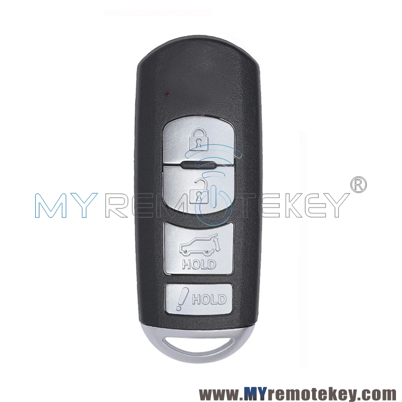 FCC WAZSKE13D01 WAZSKE13D02 2016-2020 Mazda CX-5 CX-9 Smart key 4 button Hatch 315mhz  PN TKY2-67-5DY KDY3-76-201