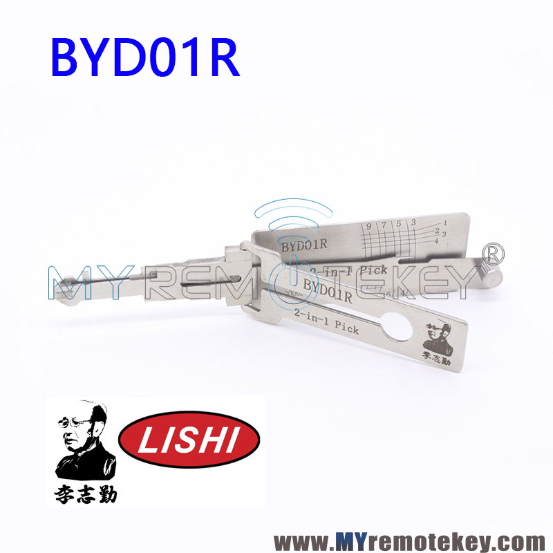 Original LISHI BYD01R 2 In 1 Auto Pick And Decoder