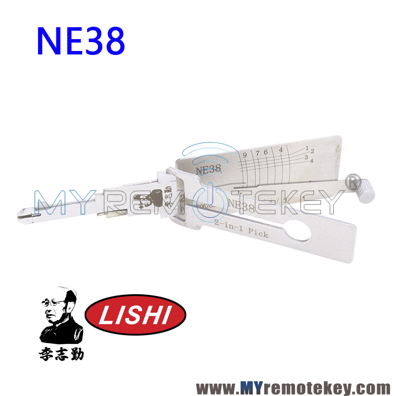 Original LISHI NE38 2 in 1 Auto Pick and Decoder For Honda Ford