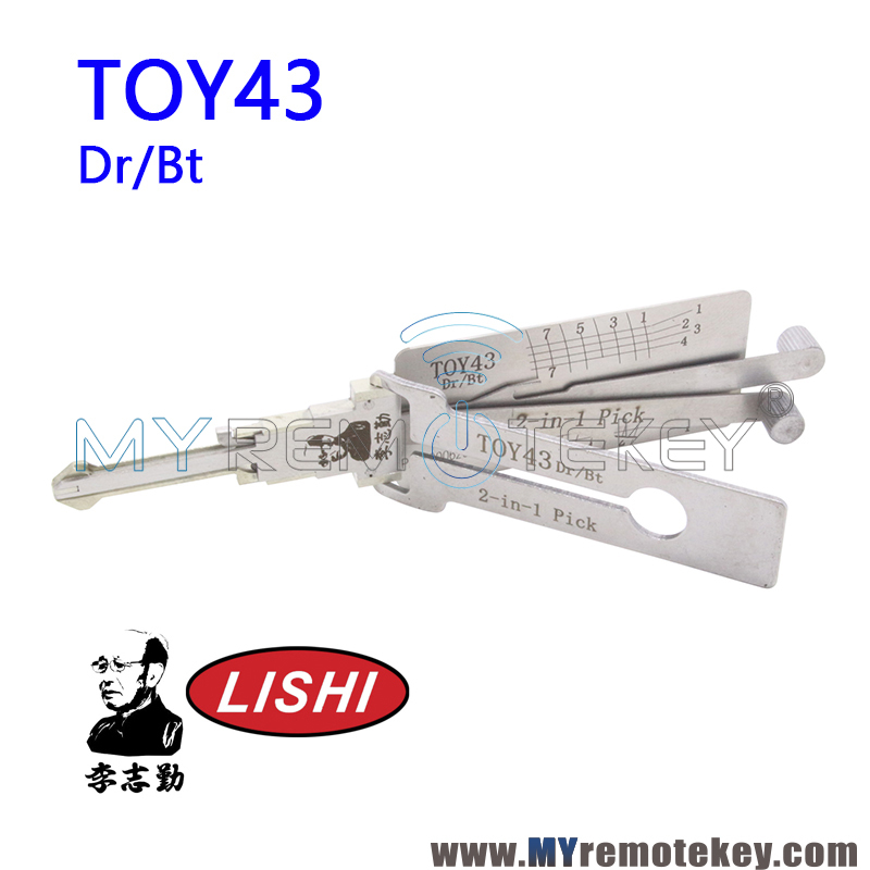 Original LISHI TOY43 Dr/Bt 2 in 1 Auto Pick and Decoder