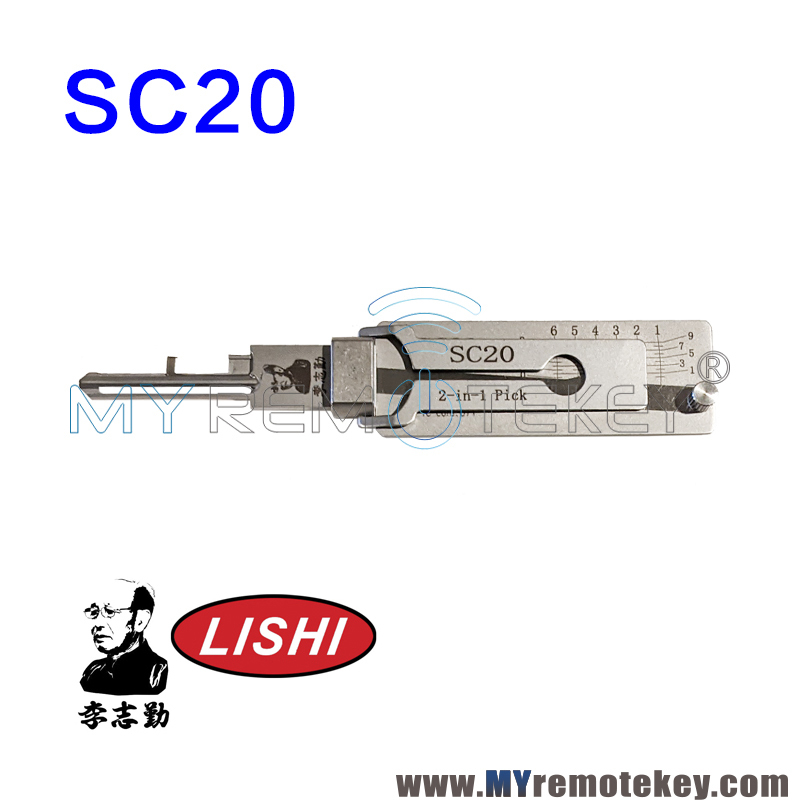 Original Lishi SC20 2-in-1 Pick and Decoder  for Schlage Keyway Residential tool