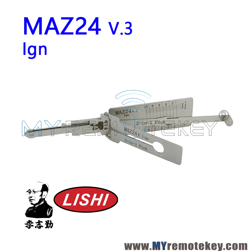 Original LISHI MAZ24 v.3 Ign 2 in 1 Auto Pick and Decoder For Mazda